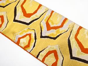 アンティーク　抽象模様織り出し袋帯（材料）